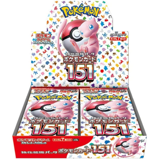 151 Scarlet & Violet Booster Box sv2a Pokémon Card Game